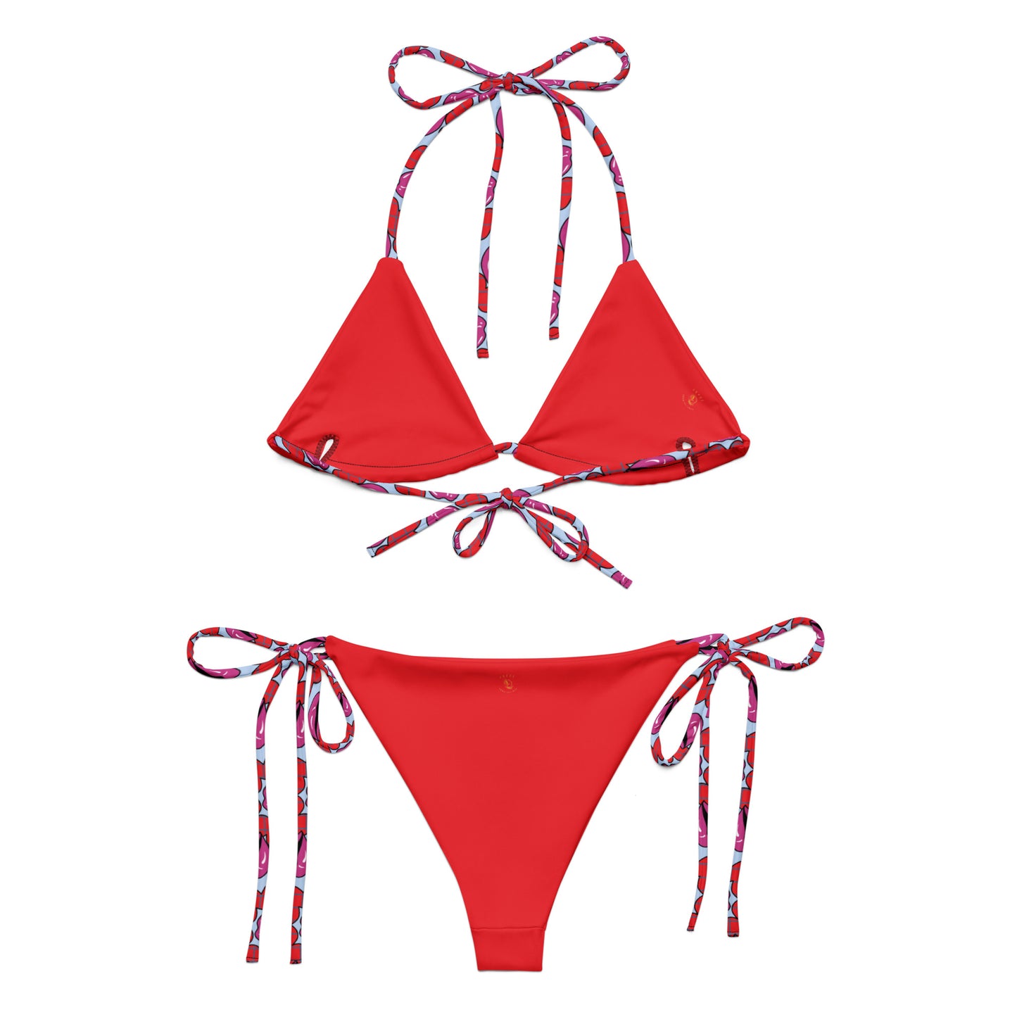 Summer-lip string bikini